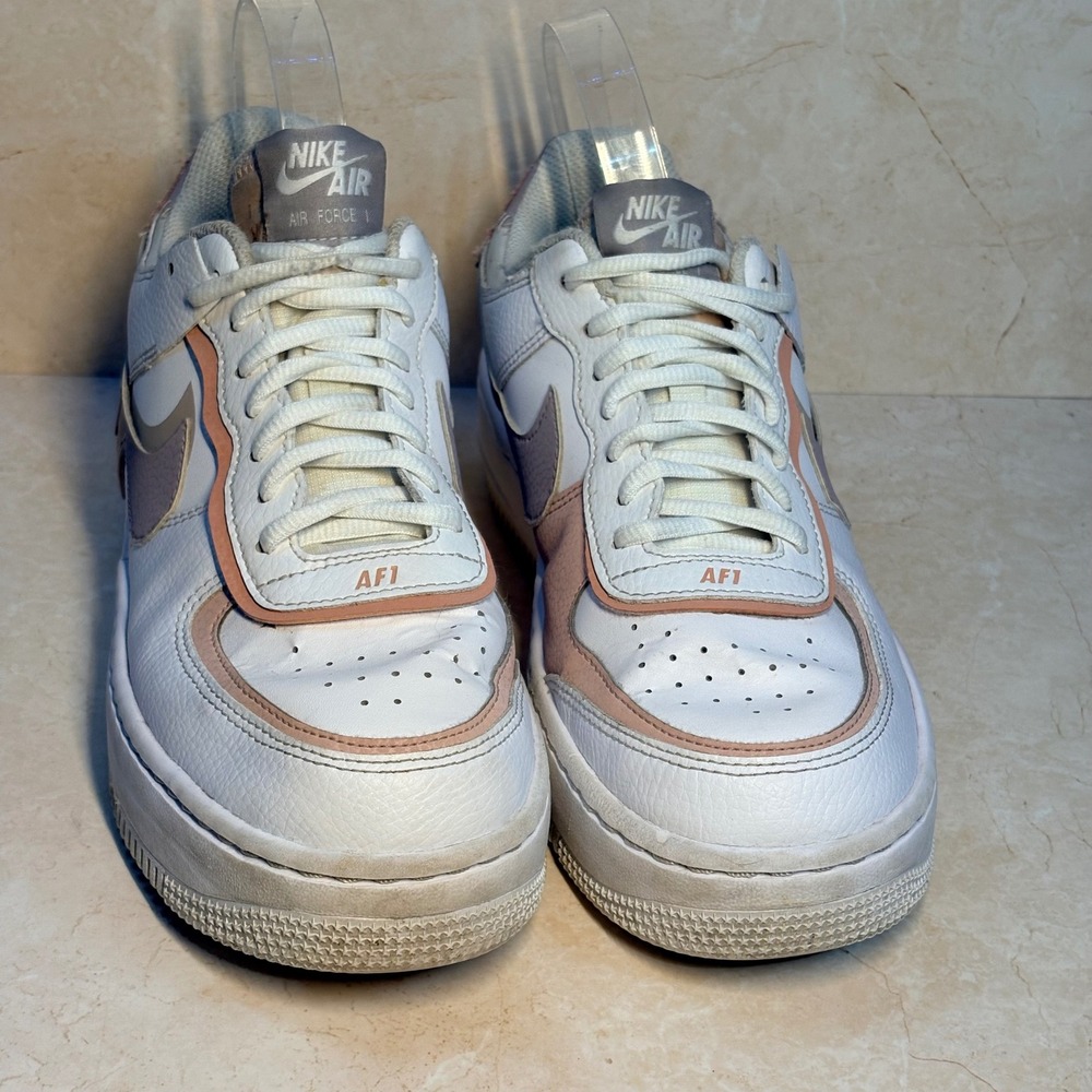 Nike Air Force 1 Shadow White Amethyst Ash Pink Oxford CI0919-113 Womens 8.5